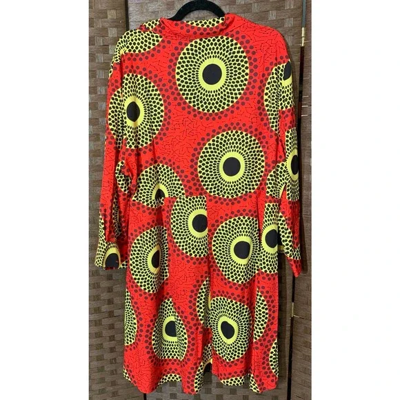 Geo Print Mini Dress- Size 4XL - Picture 6 of 6